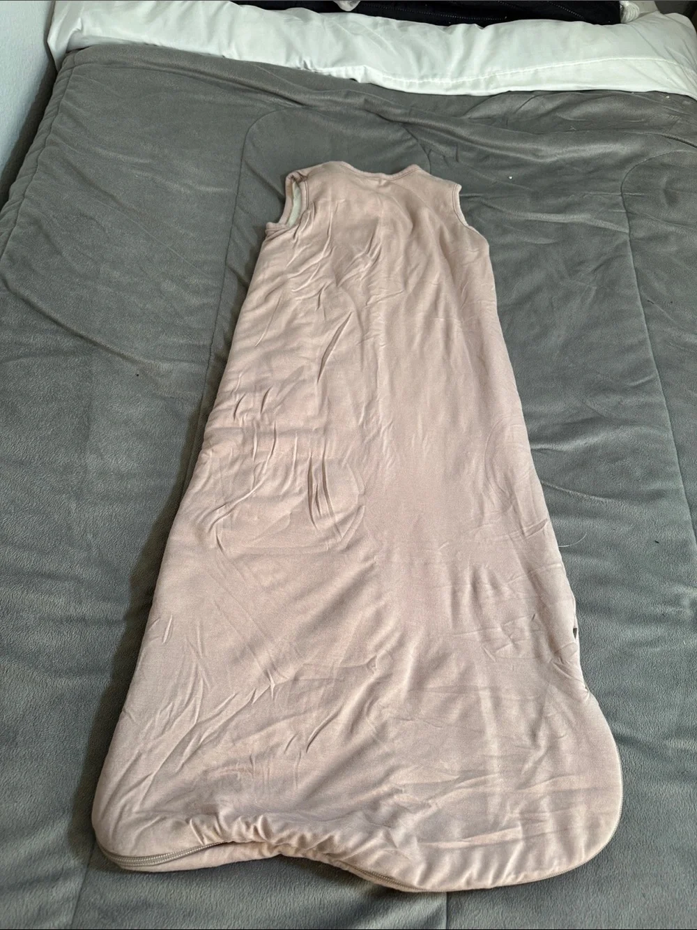 Kyte BABY Sleeveless Maxi Sleep Sack in dusty Pink